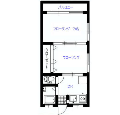 東京都新宿区大久保１丁目 賃貸マンション 2DK