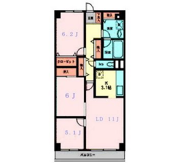 東京都江戸川区西小岩３丁目 賃貸マンション 3LDK