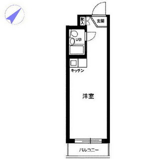 東京都渋谷区代々木２丁目 賃貸マンション 1R