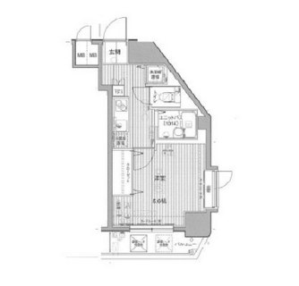 東京都中央区日本橋馬喰町１丁目 賃貸マンション 1K