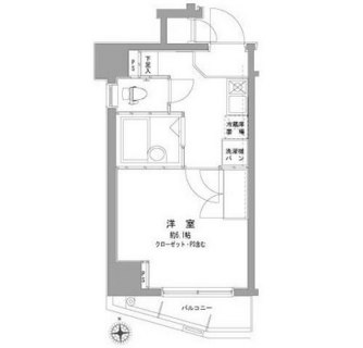 東京都中野区大和町３丁目 賃貸マンション 1K