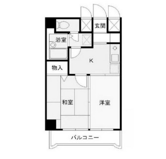 東京都中野区大和町１丁目 賃貸マンション 2K