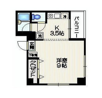 東京都中野区中央４丁目 賃貸マンション 1K