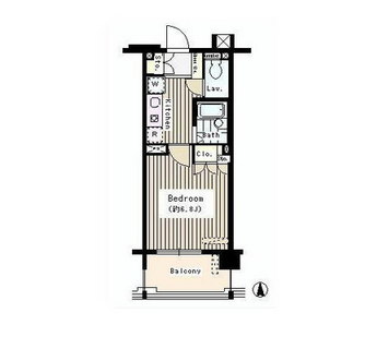 東京都中野区新井２丁目 賃貸マンション 1K