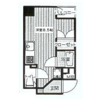 東京都江東区新大橋２丁目 賃貸マンション 1R