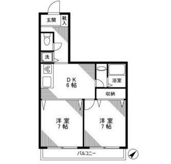 東京都江戸川区平井２丁目 賃貸マンション 2DK