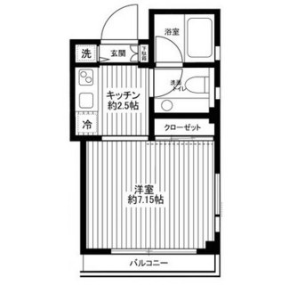 東京都葛飾区新小岩２丁目 賃貸マンション 1K