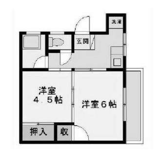 東京都三鷹市上連雀２丁目 賃貸マンション 2K