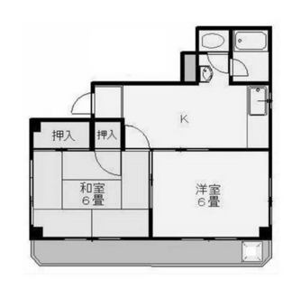 東京都武蔵野市中町２丁目 賃貸マンション 2DK