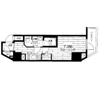 東京都台東区浅草橋３丁目 賃貸マンション 1K