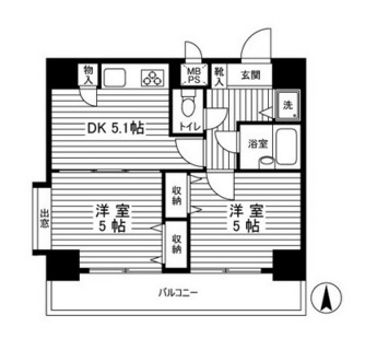 東京都墨田区石原１丁目 賃貸マンション 2DK