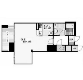 東京都千代田区九段南４丁目 賃貸マンション 1K