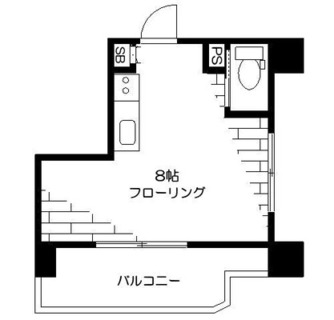 東京都台東区台東２丁目 賃貸マンション 1R