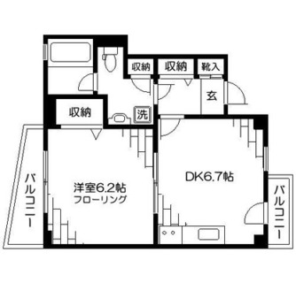 東京都中野区中央４丁目 賃貸マンション 1DK