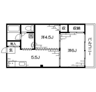 東京都中野区中野５丁目 賃貸マンション 2K