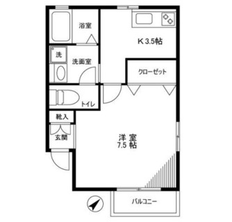 東京都江戸川区平井２丁目 賃貸アパート 1K