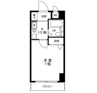 東京都江戸川区平井６丁目 賃貸マンション 1K