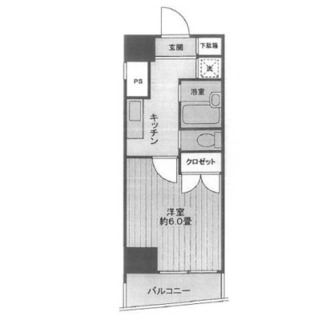 東京都千代田区飯田橋２丁目 賃貸マンション 1K