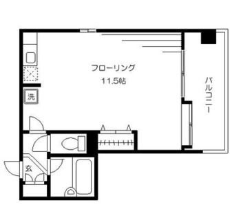 東京都中野区中野５丁目 賃貸マンション 1R