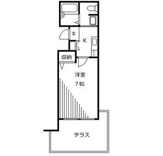 東京都新宿区中町 賃貸マンション 1K