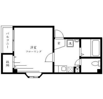 東京都新宿区津久戸町 賃貸マンション 1K