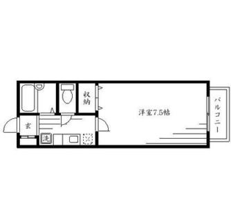 東京都新宿区市谷田町３丁目 賃貸アパート 1K