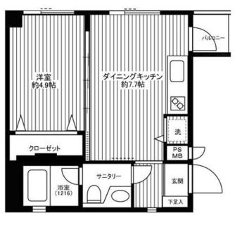 東京都江戸川区平井５丁目 賃貸マンション 1DK