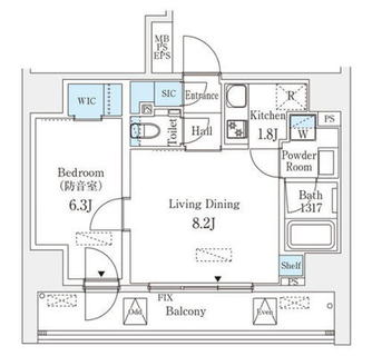 東京都千代田区飯田橋２丁目 賃貸マンション 1LDK