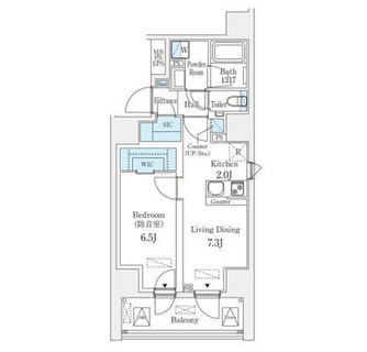 東京都千代田区飯田橋２丁目 賃貸マンション 1LDK