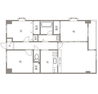 東京都江戸川区平井６丁目 賃貸マンション 3LDK