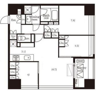 東京都文京区春日２丁目 賃貸マンション 3LDK